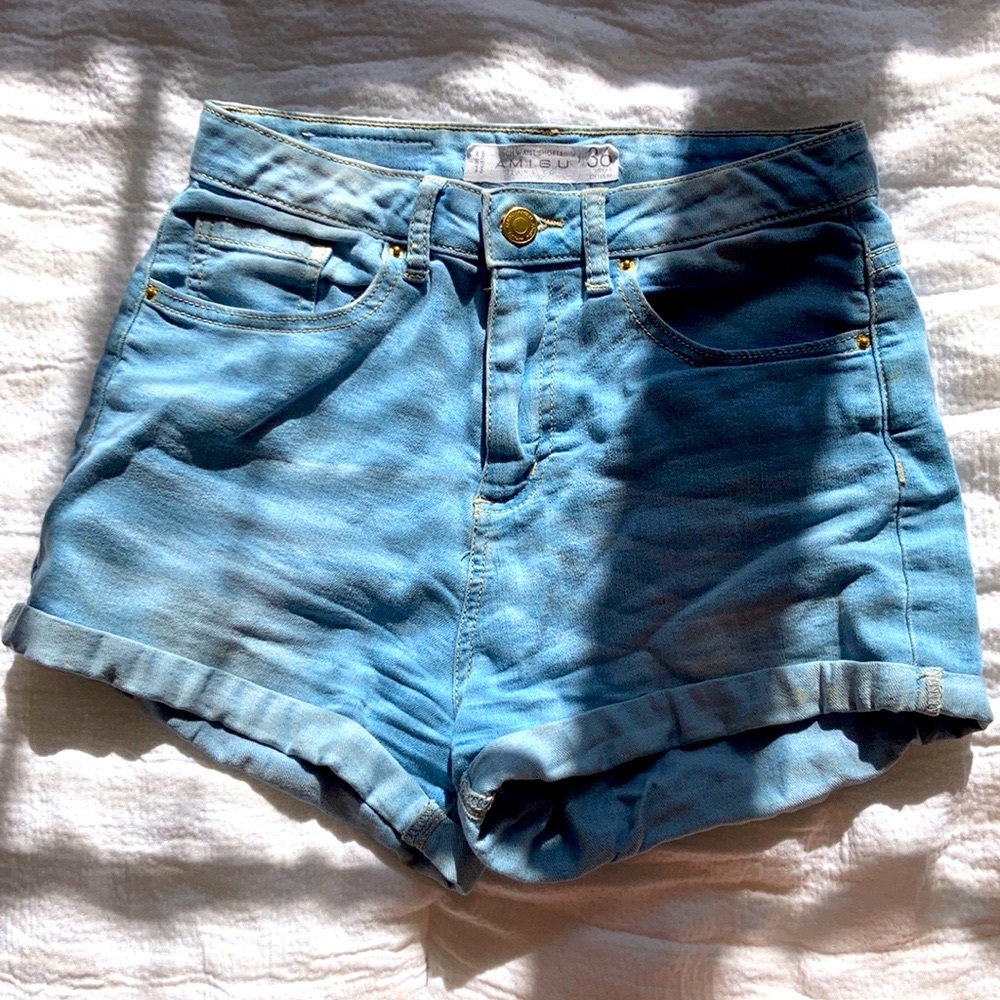 Amisu High-waisted Jean Shorts